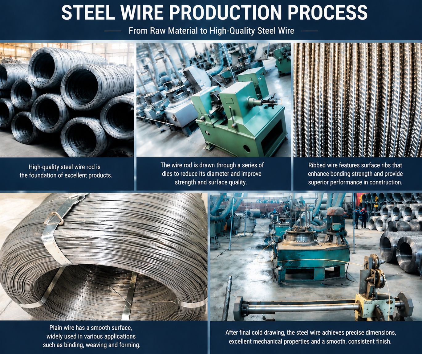 Cold Drawn Plain Wire - Production Process